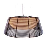 Deko-Light, Pendelleuchte, Filo Sat 390 mm, 1x max. 60 W E27, Schwarz, Eingangsspannung: 220-240 V/AC, Metall, IP 20