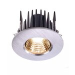 Deko-Light, Deckeneinbauleuchte, COB 68 IP65, 6,5 W, 4000 K, Grau, 730 lm, Stromkonstant, Eingangsspannung: 17-18 V/DC, Bemessungsstrom: 350 mA, Aluminiumdruckguss, Energieeffizienzklasse: E, IP 65